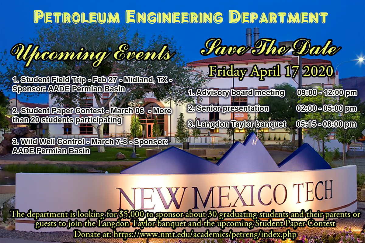 Petroleum and Natural Gas Engineering New Mexico Tech